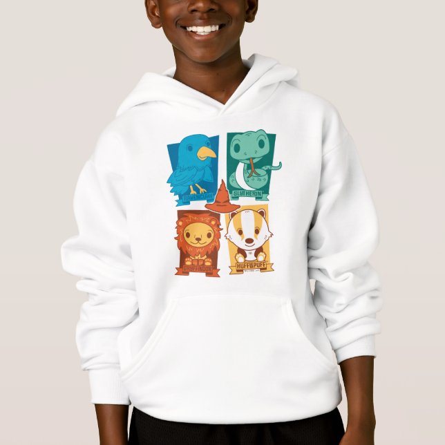 HARRY POTTER™ | CARTOON HOGWARTS™ HOUSTS™ HOODIE (Vorderseite)