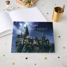 Harry Potter Castle | Moonlit Hogwarts Baby Shower Gästebuch