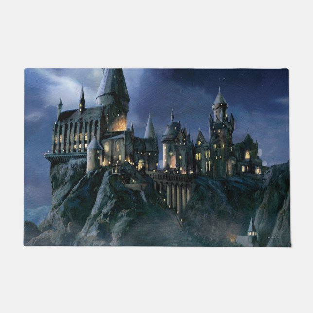 Harry Potter Castle Moonlit Hogwarts Fußmatte (Vorderseite)