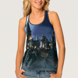 Harry Potter Castle Moonlit Hogwarts Tanktop