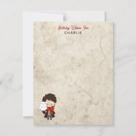 HARRY POTTER™ Charakter Magischer Pfeil Geburtstag Dankeskarte