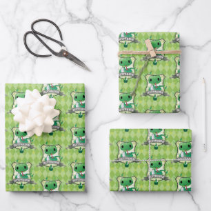 Harry Potter   Charmantes SLYTHERIN™-Wappen Geschenkpapier Set
