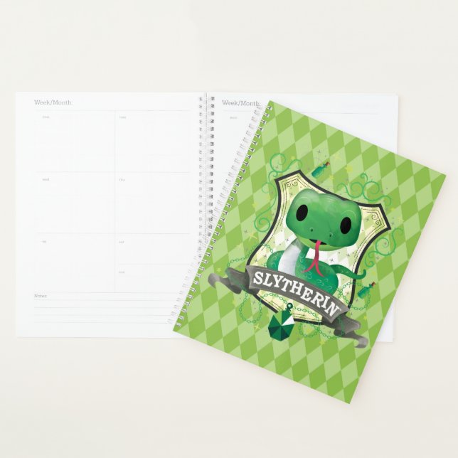 Harry Potter| Charmantes SLYTHERIN™ Wappen Planer (Anzeige)