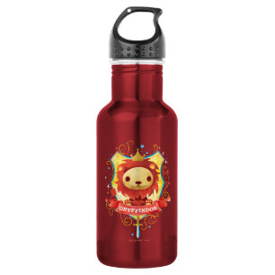 Harry Potter Charming GRYFFINDOR™ Wappen Edelstahlflasche