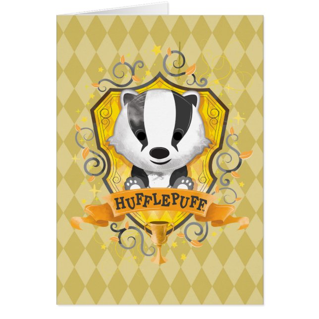 Harry Potter | Charming HUFFLEPUFF™ Wappen (Vorne)