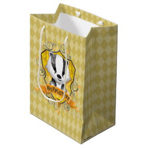 Harry Potter Charming HUFFLEPUFF™ Wappen Mittlere Geschenktüte