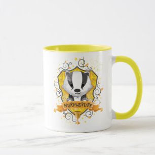Harry Potter Charming HUFFLEPUFF™ Wappen Tasse