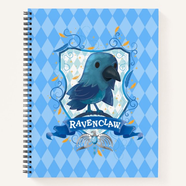 Harry Potter | Charming RAVENCLAW™ Wappen Notizbuch (Vorderseite)