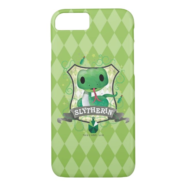 Harry Potter | Charming SLYTHERIN™ Wappen Case-Mate iPhone Hülle (Rückseite)