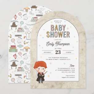 Harry Potter Chibi Ron Weasley Zauberer Baby Showe Einladung
