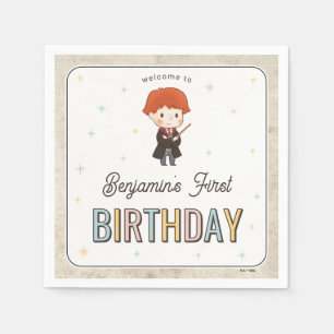 Harry Potter Chibi Ron Weasley Zauberer Geburtstag Serviette