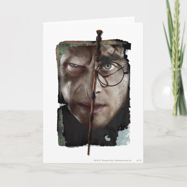 Harry Potter Collage 10 Karte (Vorderseite)