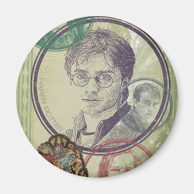 Harry Potter Collage 9 Magnet (Vorne)