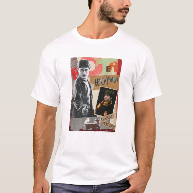 Harry Potter dann und jetzt T-Shirt (Vorderseite)