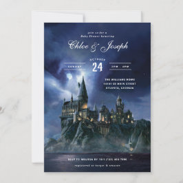 Harry Potter | Dark Hogwarts Burg Babydusche Einladung