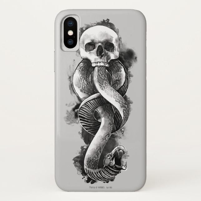 Harry Potter | Dark Mark Watercolor Case-Mate iPhone Hülle (Rückseite)