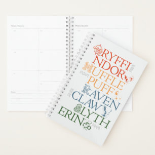 HARRY POTTER™   Delicate Sketch HOGWARTS™ Houses Planer