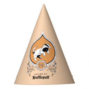 HARRY POTTER™ Delicate Sketch HUFFLEPUFF™ Wappen Partyhütchen
