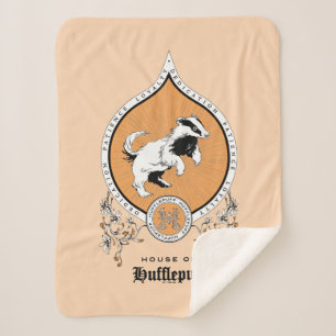 HARRY POTTER™   Delicate Sketch HUFFLEPUFF™ Wappen Sherpadecke