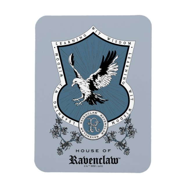 HARRY POTTER™ | Delicate Sketch RAVENCLAW™ Wappen Magnet (Vertikal)