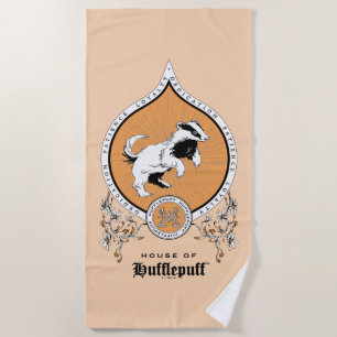 HARRY POTTER™ Delikate Skizze HUFFLEPUFF™-Wappen Strandtuch