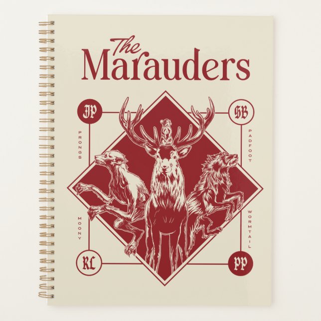 HARRY POTTER™ Die Marauders Animagus-Grafik Planer (Vorderseite)