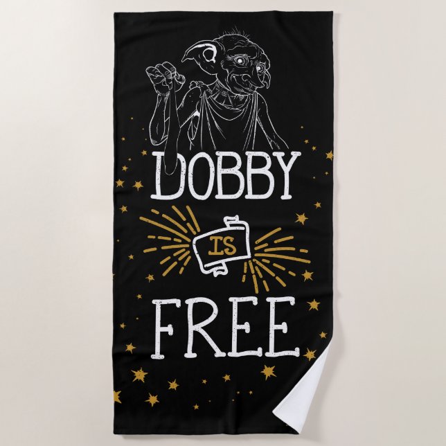 Harry Potter | Dobby ist frei Strandtuch (Vorderseite)