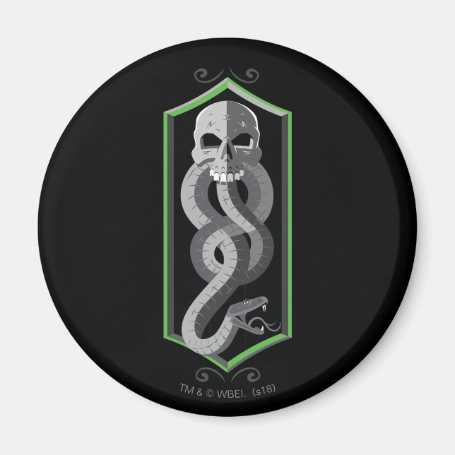 Harry Potter | Dunkler Mal-Symbol Magnet (Vorne)