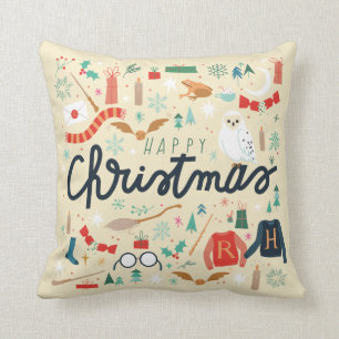 Harry Potter   Frohe Weihnachten mit festlichen Sy Kissen