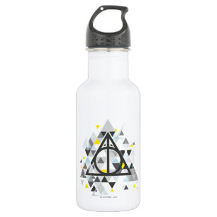 Harry Potter Geometric Deathly Hallows Symbol Edelstahlflasche