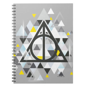 Harry Potter   Geometrisches Symbol der Todesrelik Notizblock