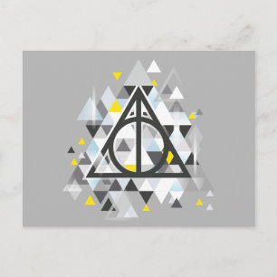 Harry Potter   Geometrisches Symbol der Todesrelik Postkarte