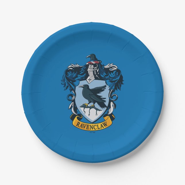 Harry Potter  | Gothic Ravenclaw Crest Pappteller (Vorderseite)