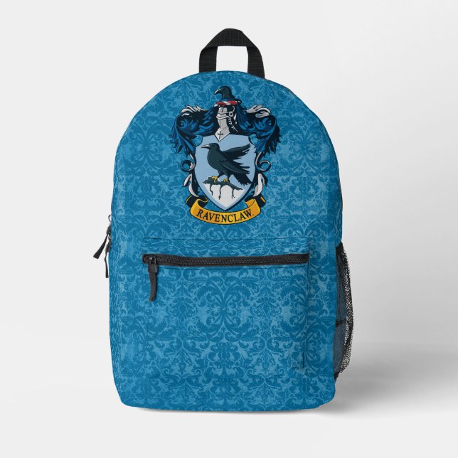 Harry Potter | Gothic Ravenclaw Wappen Bedruckter Rucksack (Vorderseite)
