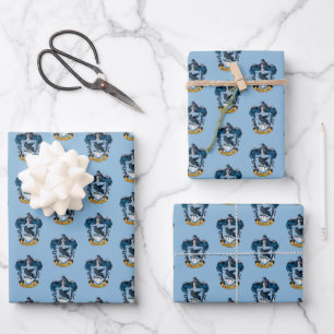 Harry Potter   Gothic Ravenclaw Wappen Geschenkpapier Set