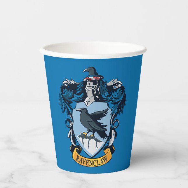 Harry Potter | Gothic Ravenclaw Wappen Pappbecher (Vorderseite)