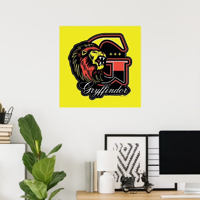 HARRY POTTER™ | GRYFFINDOR™ Athletic Badge Poster (Heimbüro)