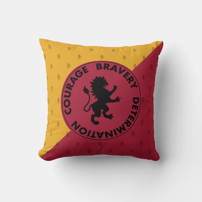 Harry Potter | GRYFFINDOR™ Haus-Merkmale Grafik Kissen (Vorderseite)