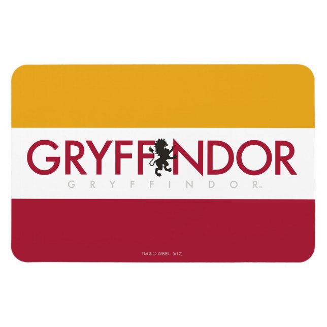 Harry Potter | Gryffindor House Pride Wappen Magnet (Horizontal)