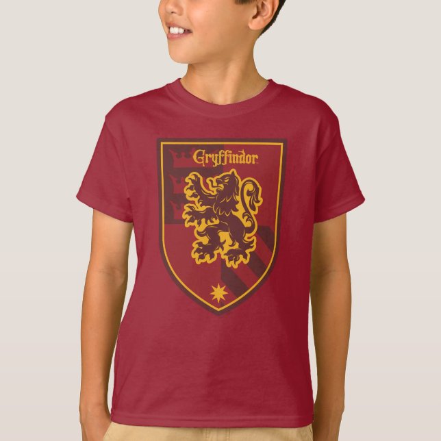 Harry Potter | Gryffindor House Pride Wappen T-Shirt (Vorderseite)