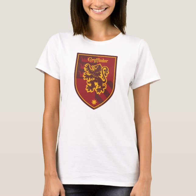 Harry Potter | Gryffindor House Pride Wappen T-Shirt (Vorderseite)