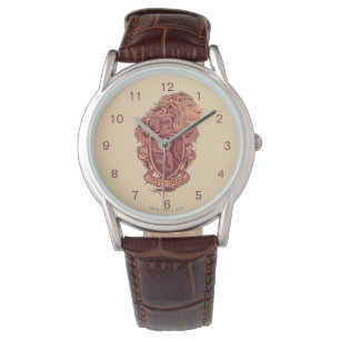 Harry Potter   Gryffindor Lion Wappen Armbanduhr