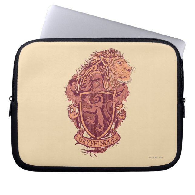 Harry Potter | Gryffindor Lion Wappen Laptopschutzhülle (Vorderseite)