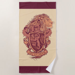 Harry Potter Gryffindor Lion Wappen Strandtuch