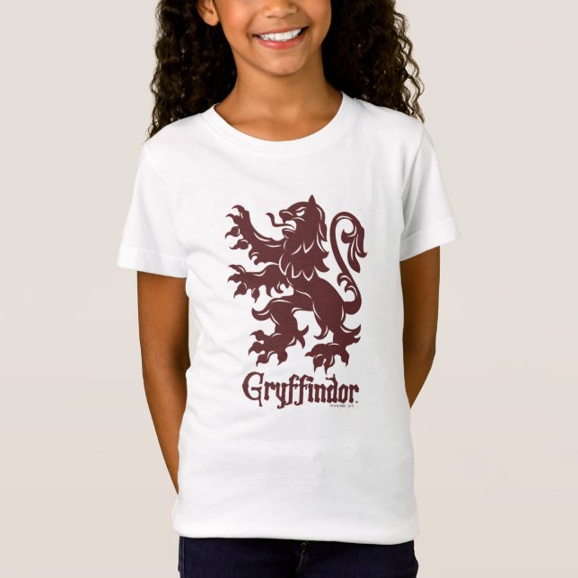 Harry Potter | Gryffindor Löwe Grafik T-Shirt (Vorderseite)