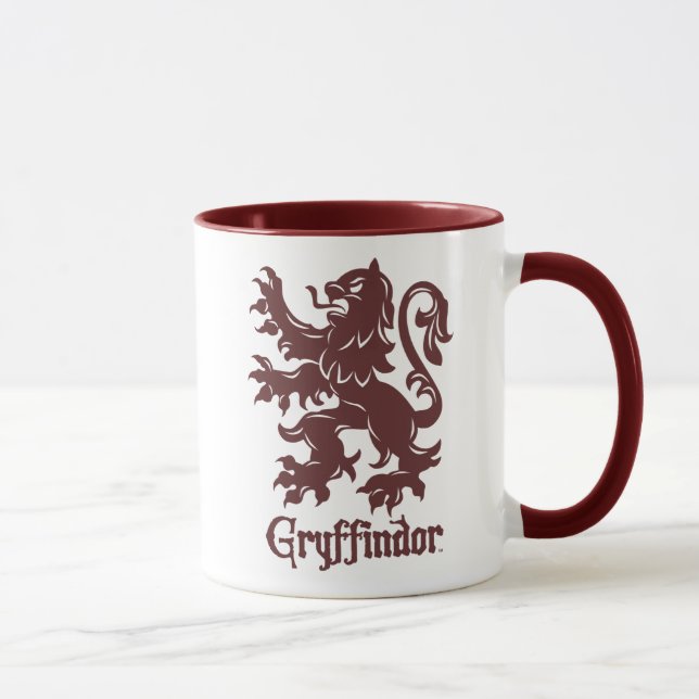 Harry Potter | Gryffindor Löwe Grafik Tasse (Rechts)