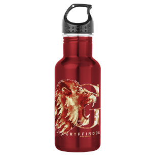Harry Potter   GRYFFINDOR™ Löwe Wasserfarbe Edelstahlflasche