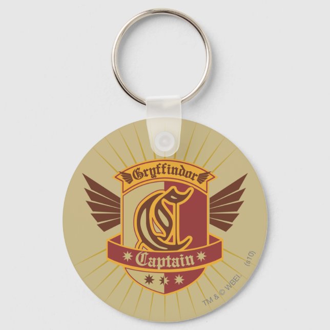 Harry Potter | Gryffindor QUIDDITCH� Captain Emble Schlüsselanhänger (Vorderseite)