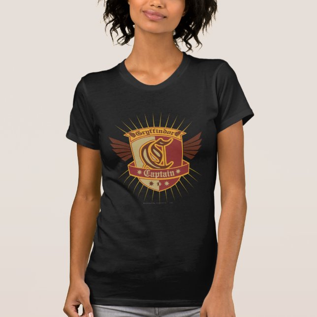 Harry Potter | Gryffindor QUIDDITCH � Kapitän Embl T-Shirt (Vorderseite)