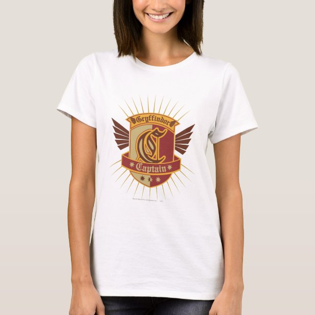 Harry Potter | Gryffindor QUIDDITCH � Kapitän Embl T-Shirt (Vorderseite)